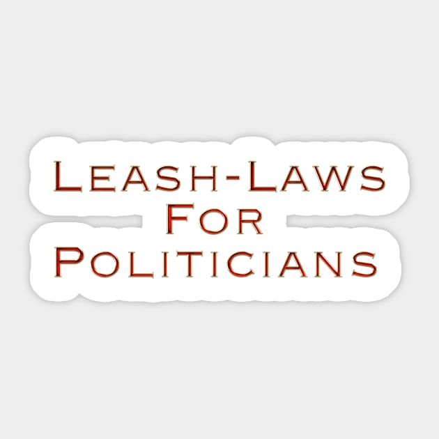 Leash Laws Sticker by Colveraft Designs